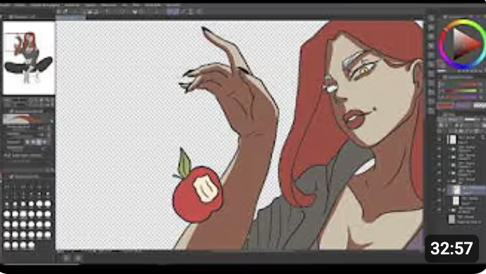 speedpaint oc ilustración
